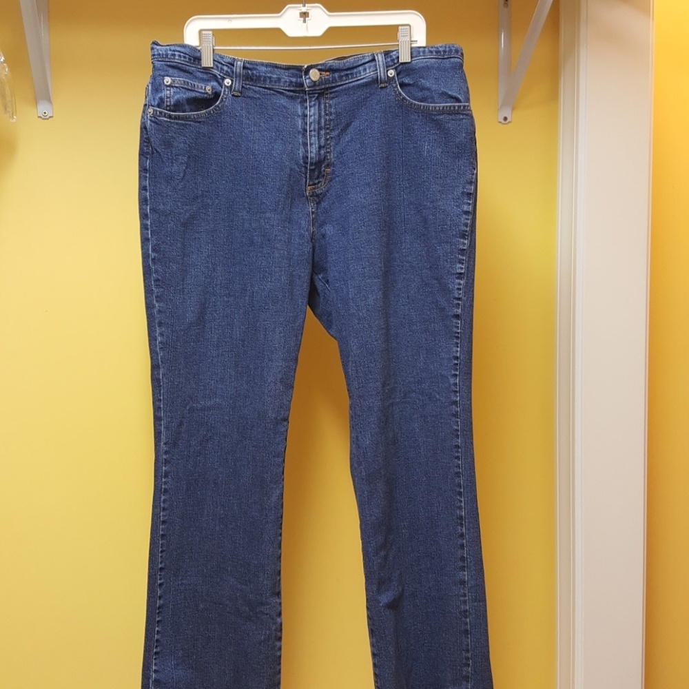 St. John's Bay stretch boot jeans, 18w
